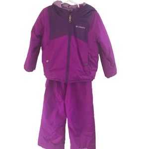 Columbia GUC winter coat & snow pants set - 4T